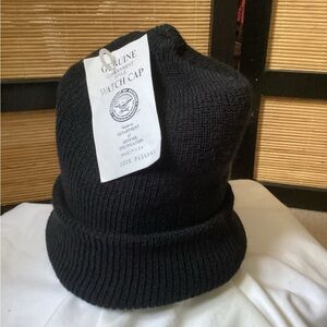 NWT Black Government Issue Watch Cap Made in USA